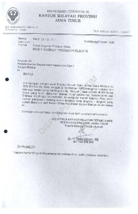 Kasus Gugatan tindakan medis sehubungan dengan meninggalnya Ny Mudjiati saat dirawat di RS Santa ...