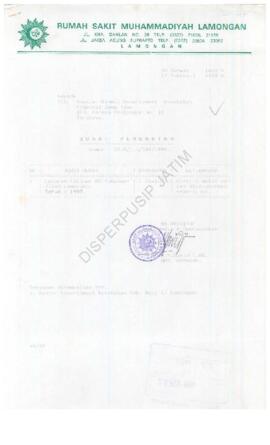 Laporan Tahunan tahun  1997 Rumah Sakit Muhammadiyah Lamongan
