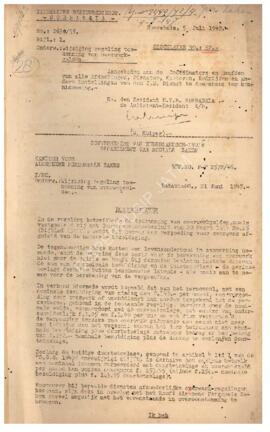 Surat Edaran No.32 dari directur sosial keuangan kepada seluruh bagian , dinas , kantor, perusaha...