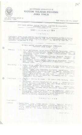 Surat Keputusan Ka.Kanwil Dep.Kes Prop Jatim Nomor : HK.00.06.6.2./170 tentang pemberian ijin tet...