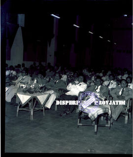 Suasana Kongres GMNI (Gerakan  Mahasiswa Nasional Indonesia) di kantor gubenuran Surabaya, 18 – 1...