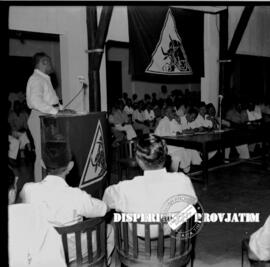 Suasana Rapat umum PNI di Surabaya, bulan Januari -  1954