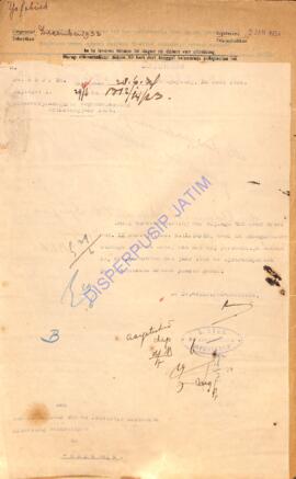 Regent van toeloeagoeng, den gouverneur van de provincie oost java (afdeeling belastingen) te soe...