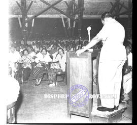 Suasana Rapat umum PNI di Surabaya, bulan Januari -  1954