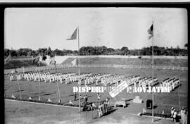 Suasana upacara Pekan Olah Raga Angkatan Laut (PORAL) di Surabaya, tanpa tahun