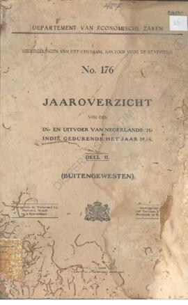 Dept.Van Economische Zaken. Mededeelingen van het centraal kantoor voor de statistiek No. 176 jaa...