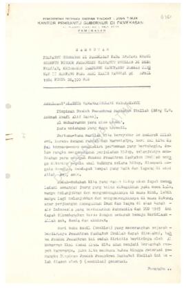 Sambutan pembantu Gubernur di Pamekasan pada Upacara Khane Sesepuh pondok pesantren Nazhatut Thul...