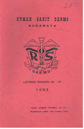 Laporan Tahunan tahun  1993 Rumah Sakit Darmo Surabaya  1 April 1994