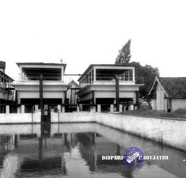 Saringan air Ngagel. Instalasi penjernihan air Ngagel (PDAM sekarang), tahun 1956