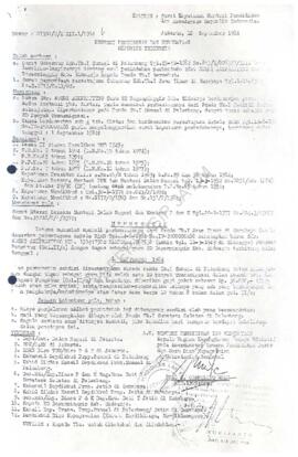 Surat dari Dep trans RI Kanwil Prop Tk I Jatim kepada Sdr direktur Bina Sosial Budaya Jakarta