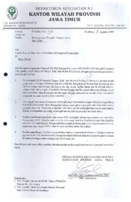 Kewaspadaan penyakit tangan, kaki dan mulut di serawak Malaysia, 8 Agustus 1997