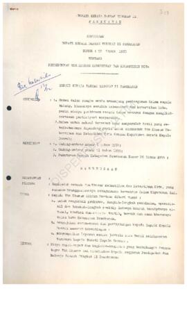 pembentukan tim khusus kebersihan dan ketertiban kota