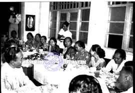 Acara jamuan makan pada acara kunjungan kerja Sekjen  (sekretaris jendral) Kemenlu (Kementerian  ...