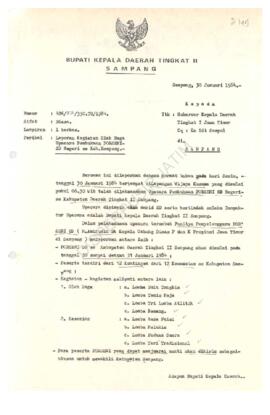 kegiatan olah raga upacara pembukaan PORSENI SD Negeri se Kab Sampang