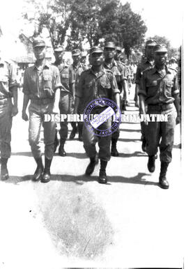 Barisan sukarelawan Irian Barat dari Jawa Timur di Surabaya, 16 – 2 – 1962