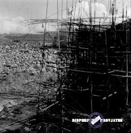 Proyek Selorejo Malang Bendungan Selorejo Malang. Proses Pembangunan  Bendungan tahun 1969