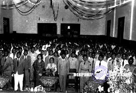 Suasana pembukaan Kongres Pelajar Islam Indonesia (PII) ke V di Kediri, 22 – 2 – 1954
