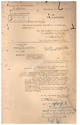 Surat edaran No. 6 dari wd. Directeur van onderwijs en eredienst kepada alle diensthoofden tentan...