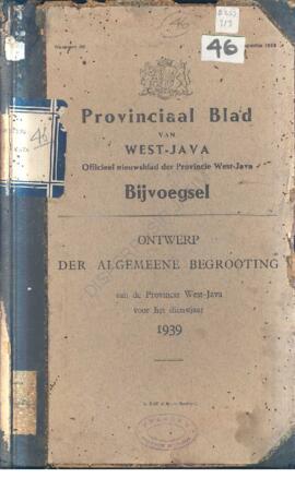 Provincial blad van West-Java officieel nieuwsblad der provincie West-Java bijvoegsel ontwerp der...