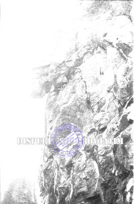 Tebing bebatuan di pinggir jalan di daerah Pronojiwo Lumajang, 25 – 5 - 1956