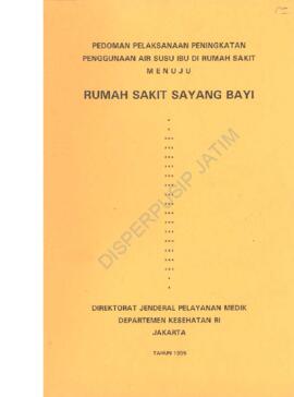 Surat Keputusan Direktur Jendral Medik Nomor : YM. 00.03.2.2.01791 tentang petunjuk pelaksanaan P...