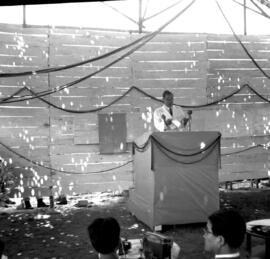 Peresmian pembukaan terowongan Neyama Tulungangung, 24 Mei 1961