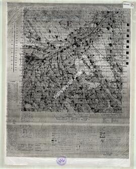 Militer Java and Madura for use by war and havy Departement Agencies  Blitar sheet S3/XL III-A