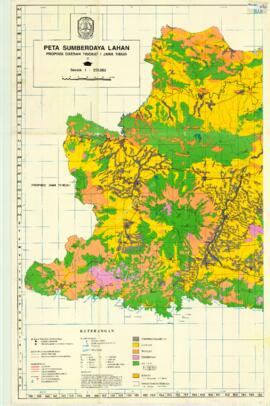 Pertanahan Peta Sumber Daya Lahan Prop. Dati I Jawa Timur